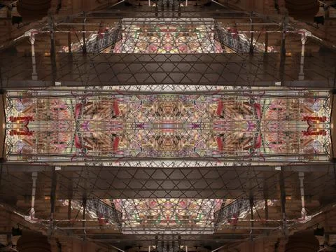 Symmetrical background pattern Stock Photos