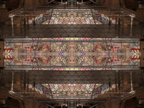 Symmetrical background pattern Stock Photos