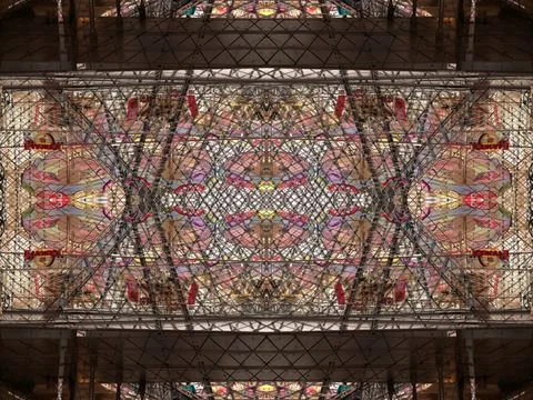 Symmetrical background pattern Stock Photos