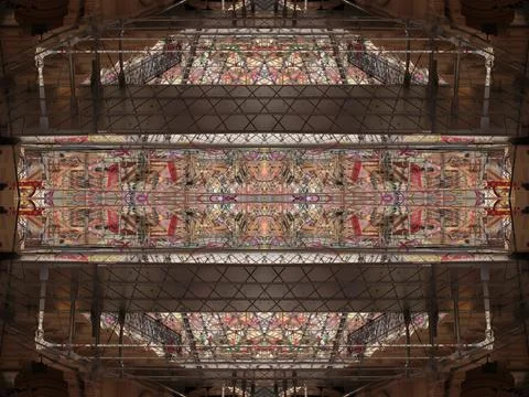 Symmetrical background pattern Stock Photos