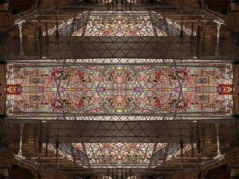 Symmetrical background pattern Stock Photos