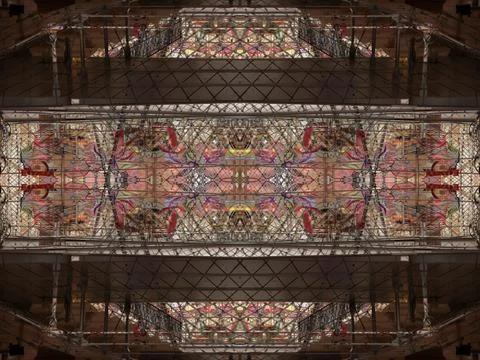 Symmetrical background pattern Stock Photos