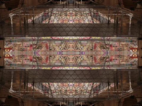 Symmetrical background pattern Stock Photos