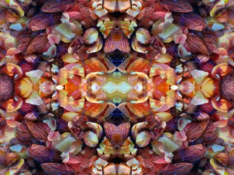Symmetrical background pattern Foto stock