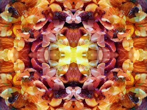 Symmetrical background pattern Foto stock