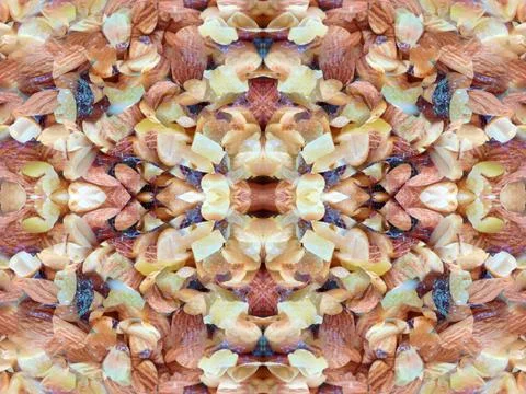 Symmetrical background pattern Stockfoto's