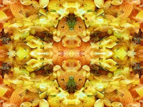 Symmetrical background pattern Stock Photos