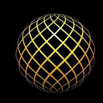 Symmetrical ball vector diagram Stock Illustration