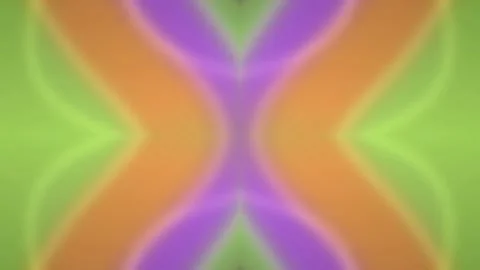 Symmetrical blurred composition with green and yellow Vídeo Stock 331650309