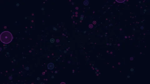 Symmetrical circle pattern on dark background 스톡 동영상 292948896