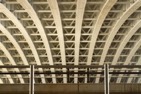 Symmetrical construction Foto stock