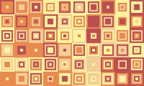 Symmetrical cube design with soft colours. Perfect for contemporary textile.. Stock Illustration