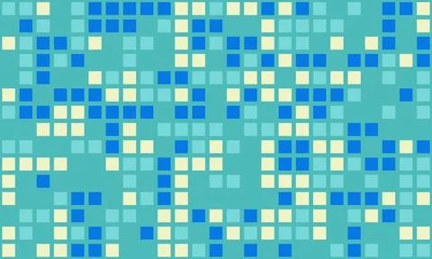 Symmetrical cube design with soft colours. Perfect for contemporary textile.. Stock Illustration