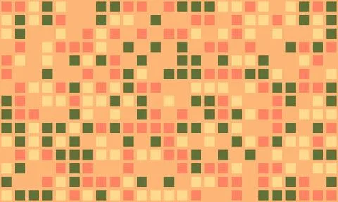 Symmetrical cube grid with vibrant, ornate colors. A beautiful geometric pa.. Stock Illustration