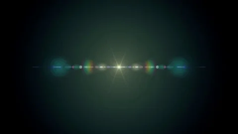 Symmetrical explosion flash lights optical lens flares transition shiny Video stock 84792411