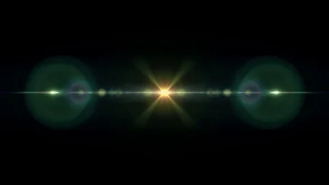 Symmetrical explosion flash lights optical lens flares transition shiny Stock-Footage 84792810