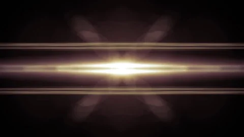 Symmetrical explosion flash lights optical lens flares transition shiny Stock Footage 85416241