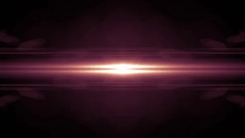 Symmetrical explosion flash lights optical lens flares transition shiny Stock Footage 85417554