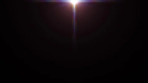 Symmetrical explosion flash lights optical lens flares transition shiny Stock Footage 85518563