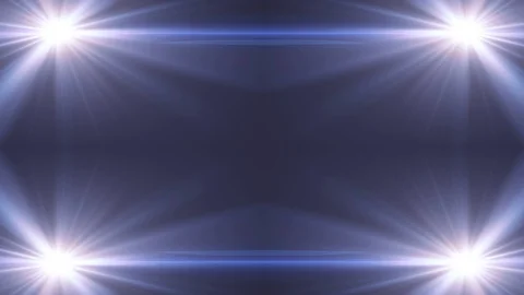 Symmetrical explosion flash lights optical lens flares transition shiny Stock Footage 85520931
