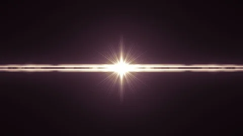 Symmetrical explosion flash lights optical lens flares transition shiny Video stock 85521227