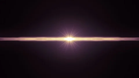 Symmetrical explosion flash lights optical lens flares transition shiny Stock Footage 85524447