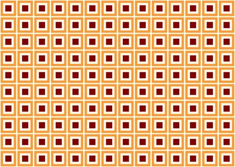 Symmetrical geometric pattern featuring a repeating grid of concentric squares Stock Illustration