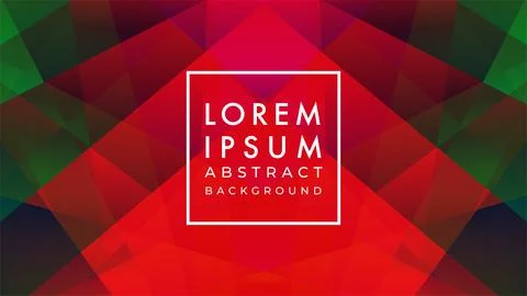 Symmetrical geometric pattern with red neon light. Abstract patch backgroun.. Illustrazione stock