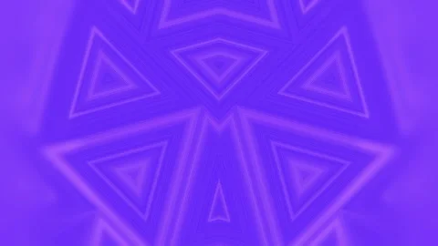 Symmetrical geometric pattern of running pink stripes. 3d render loop animation Stock Footage 276730227