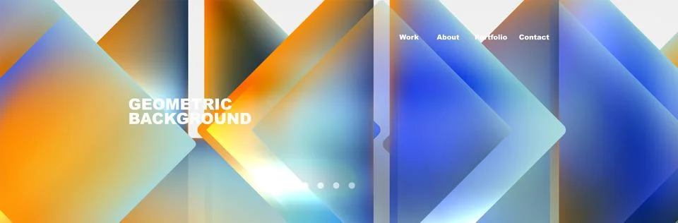 Symmetrical geometric pattern with squares, arrows, and liquid blue shades 스톡 일러스트