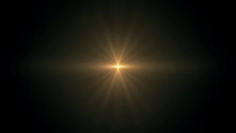 Symmetrical golden explosion flash lights optical lens flares transition shiny Stock Footage 84930719
