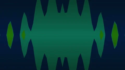 Symmetrical Green Abstract Audio Waveform Motion Graphic 스톡 동영상 330211120