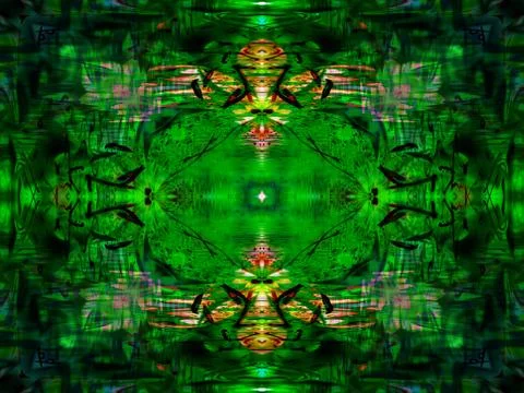 A symmetrical image Stock Illustration