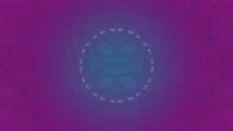 Symmetrical kaleidoscope pattern in purple and blue gradient a mesmerizing Vidéo 335560946