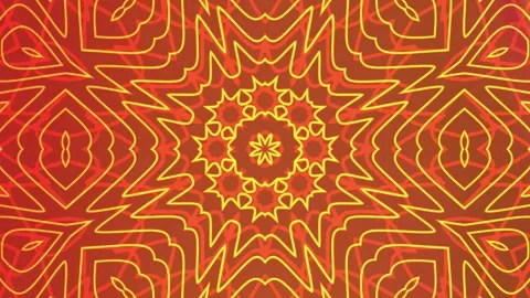 Symmetrical kaleidoscopic pattern suitable for backgrounds, packaging design Stock Footage 320652917
