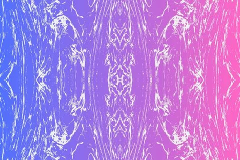 Symmetrical Marbled Gradient Abstract Pattern Stock Illustration