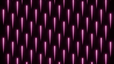 Symmetrical neon spark pattern, illuminated in pink. Stock Footage 289654990