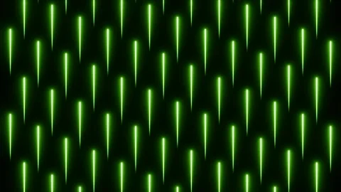 Symmetrical neon spark pattern, illuminated in green. Stock Footage 292918076