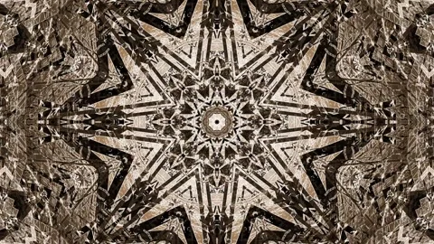 Symmetrical Overlapping Line Pattern Graphic - Looping Video Stock Footage 323763389