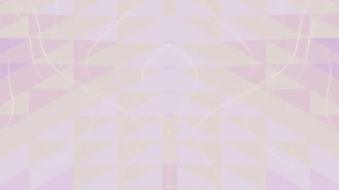 Symmetrical Pastel Triangle Abstract Motion Graphics Video stock 332708313