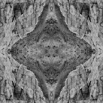 Symmetrical pattern abstraction stone. Gray Pattern. Wall Texture Rock Surface Stock Illustration