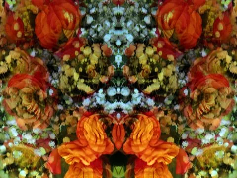 Symmetrical pattern as background Stock Photos