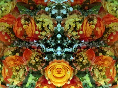 Symmetrical pattern as background Stockfoto's