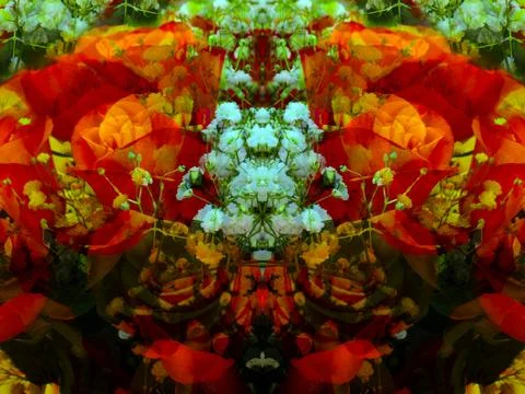 Symmetrical pattern as background Stockfoto's