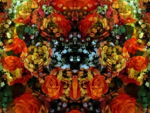 Symmetrical pattern as background Stockfoto's