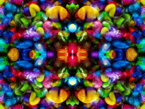 Symmetrical pattern as background Stockfoto's