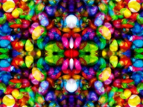 Symmetrical pattern as background Stock Photos