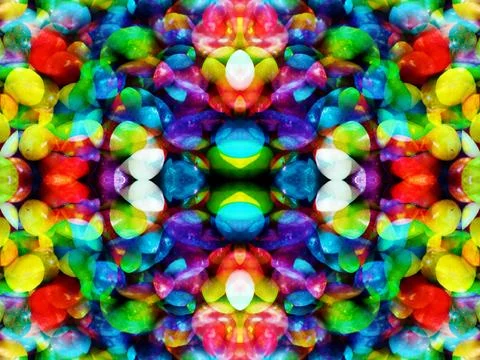 Symmetrical pattern as background Stock Photos