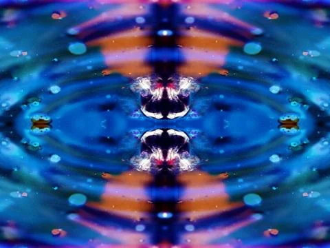 Symmetrical pattern as background Stockfoto's