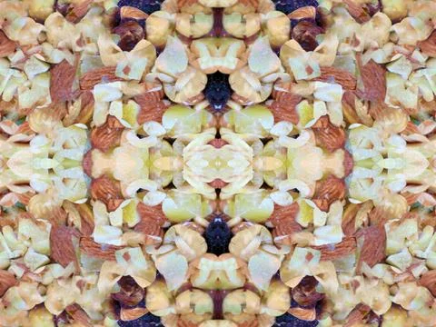 Symmetrical pattern background Stock Photos
